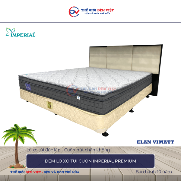 Đệm lò xo túi cuộn Elan IMPERIAL PREMIUM 6